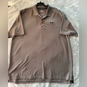 Men’s Gray Under Armor Golf Shirt